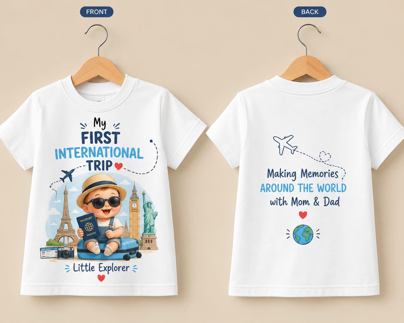 Travel T-Shirt (First International Trip)