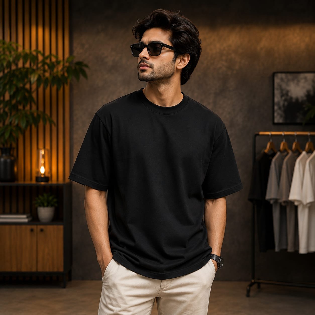 Oversized T-shirt (Black)