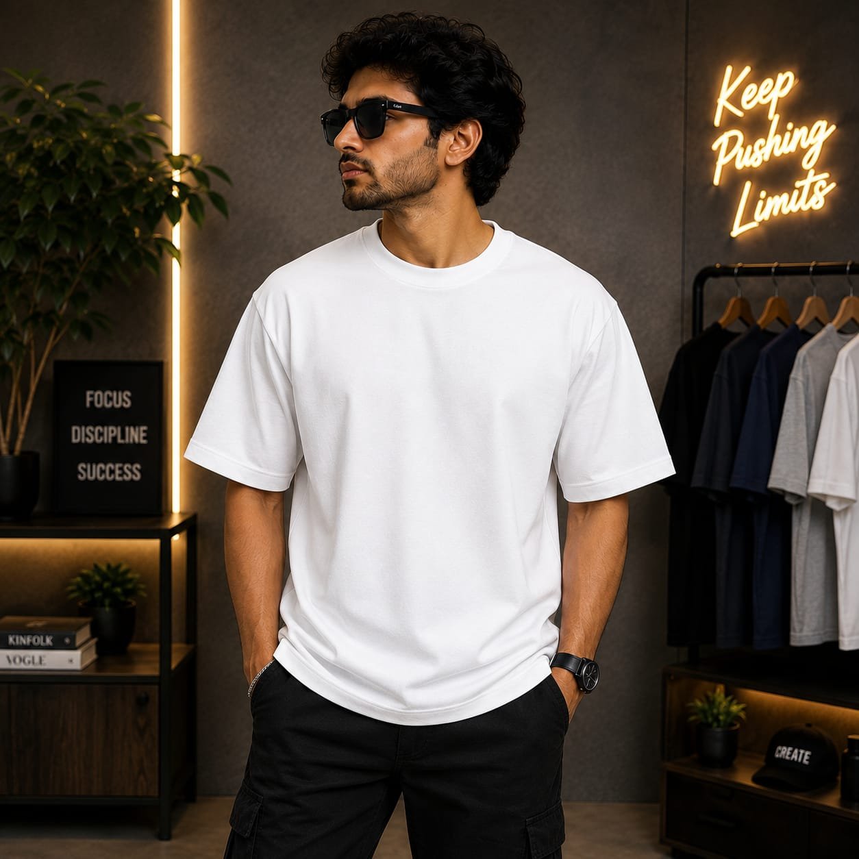 Oversized T-shirt (White)