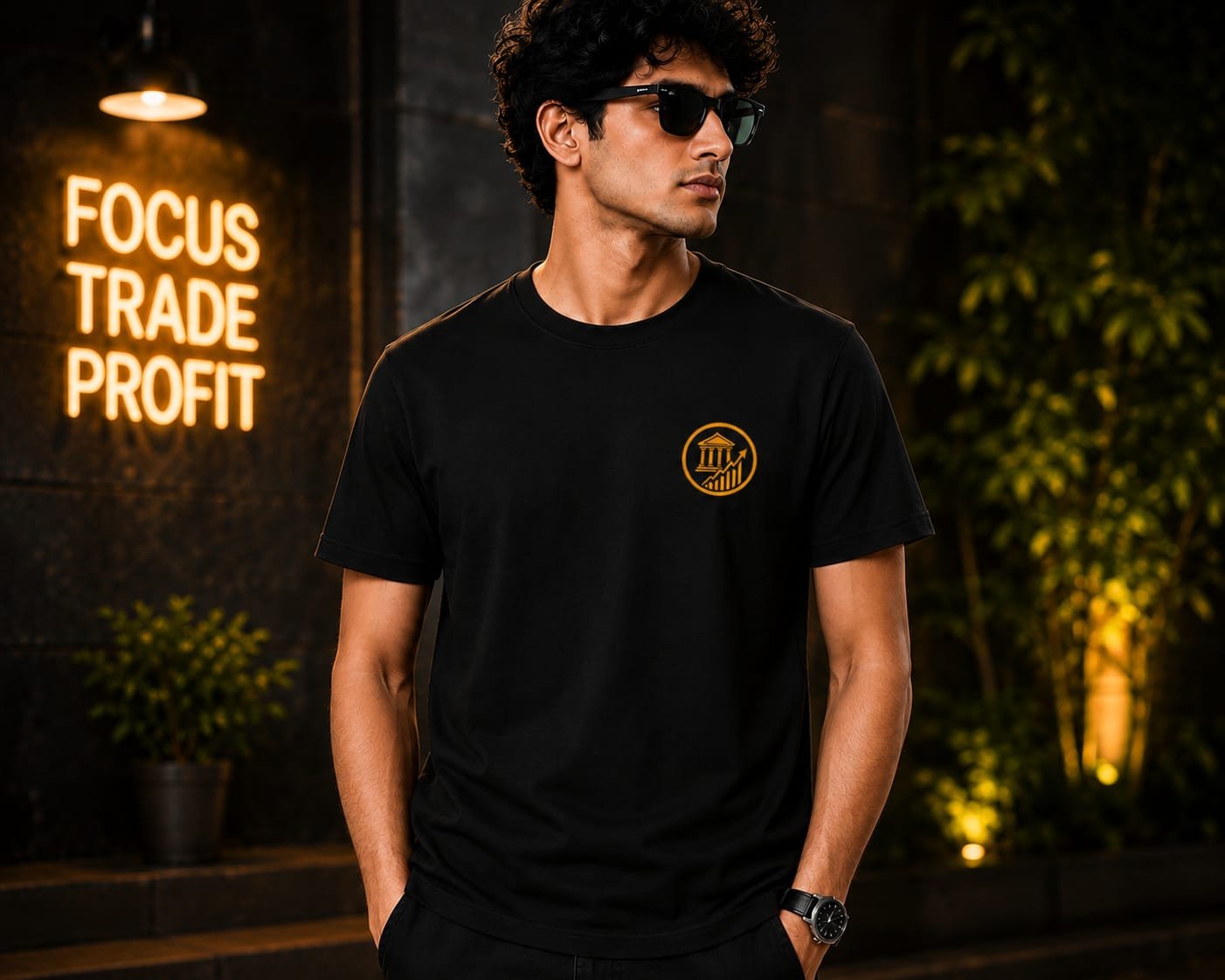 BANK NIFTY Trader T-Shirt (Black)