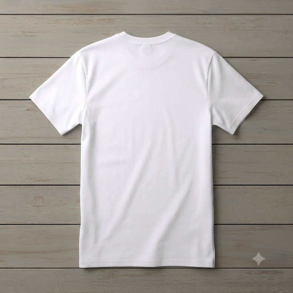 Front & Back Printed T-shirt (White)